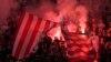 Navijači fudbalskog kluba Crvena zvezda na prijateljskoj utakmici s Fjorentinom, 26. jul 2023.