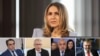 Колаж със снимки на директорката на агенция „Митници“ Петя Банкова, финансовия министър Асен Василев, премиерът в оставка Николай Денков и лидерите на ГЕРБ и ДПС Бойко Борисов и Делян Пеевски