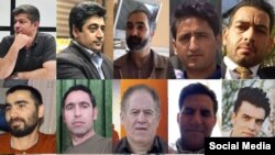 تعدادی از فعالان مدنی آذربایجانی محبوس در زندان اوین
