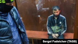 Шамсидин Фаридуни, он же «Абдуллох Заргаров», в зале Басманного суда 24 марта 2024 года