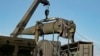 Тактическая ракета с ядерной боеголовкой для ракетного комплекса "Искандер" во время подготовки к учениям. Южный военный округ, 21 мая 2024 года 