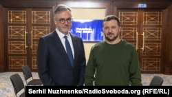 Стивен Капус жана Владимир Зеленский.