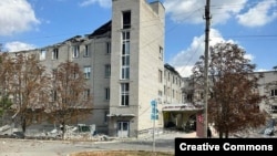 Наслідки попередніх російських обстрілів у Бериславі, архівне фото