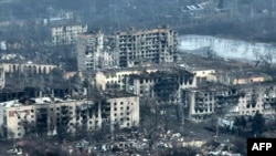 Прифронтове місто Бахмут на Донеччині, 27 лютого 2023 року