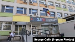 Intrarea în Spitalul clinic de urgență „Sfântul Pantelimon” din București.