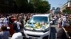 Posmrtni ostaci 14 žrtava genocida u Srebrenici u Memorijalnom centru Srebrenica - Potočari, 9. jula 2024. 