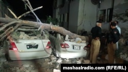Local authorities said that ammunition was stored at the site and could have contributed to the blasts.