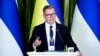 Прем'єр-міністр Фінляндії Петтері Орпо під час візиту до України. Київ, 23 серпня 2023 року