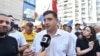 George Simion, liderul AUR - formațiunea care riscă o amendă consistentă din cauza unei breșe de securitate a aplicației partidului.
