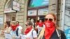 Protest u Sarajevu nakon trostrukog ubistva u Gradačcu, 11. august 2023. 