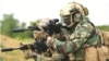 Moldovan soldiers take part in a training exercise in 2024.