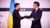 Predsjednici Ukrajine i Francuske, Volodimir Zelenski i Emanuel Makron (arhivska fotografija)