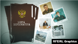 O investigație a Europei Libere arată că și după expulzarea masivă din august la Chișinău, au rămas diplomați ruși care au legături cu serviciile de informații (colaj Europa Liberă)