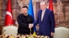 Zelenski (lijevo) i Erdogan na pres-konferenciji u Istanbulu, Turska, 8. marta 2024.