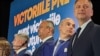 Liderii PNL, în așteptarea rezultatelor alegerilor locale și europarlamentare. De la stânga la dreapta: Lucian Bode - secretar general PNL, Nicolae Ciucă - președinte PNL, Rareș Bogdan - prim-vicepreședinte PNL, Dan Motreanu - prim-vicepreședinte PNL