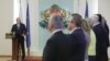 Румен Радев по време на отчета на служебното правителство, 6 юни
