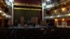 Sarajevo, Bosnia and Herzegovina, rehearsal of theater play "Caligula", Ukrainian theatre Ivan Franko at Festival MESS. 
