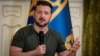 Președintele Ucrainei, Volodimir Zelenski, într-o conferință de presă la Kiev, 15 iulie.
