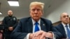 Bivši američki predsjednik i republikanski predsjednički kandidat Donald Trump na suđenju na Manhattanskom kaznenom sudu u New Yorku, 30. maja 2024. 