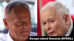 Голова партії «Громадянська платформа» Дональд Туск і голова партії «Право і справедливість» Ярослав Качинський
