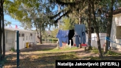 Prihvatni centar Komesarijata za izbeglice u Subotici, 1. novembar 2023.