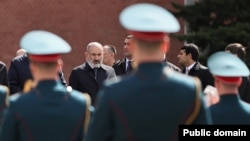 Baş nazir Nikol Paşinyan Moskvada 9 May paradında. 2023