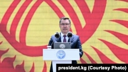 Kyrgyz President Sadyr Japarov (file photo)