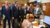 Депутатите Георги Свиленски, Александър Вълчев, Цончо Ганев, Драгомир Петров, Христо Проданов, Тошко Йорданов, Иван Ченчев и Радостин Василев (от ляво надясно) внесоха документите 