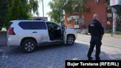 Kosovska policija u Severnoj Mitrovici, septembar 2024.