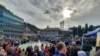 Protest of citizens and ceological activists from Bosnia and Herzegovina against the construction of the Ulog hydroelectric power plant