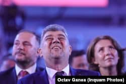 PSD leader Marcel Ciolacu at the PSD congress on August 24