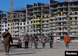 Російське будівництво в окупованому Маріуполі, 10 лютого 2023 року