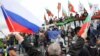 Паметникът на съветската армия в София на 9 май 2023 г.