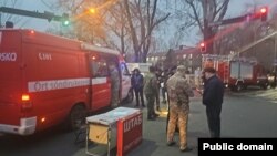 Өрт чыккан хостел.