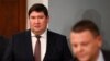 Изпълнителният директор на "Лукойл Нефтохим Бургас" Илшат Шарафутдинов и служебният вицепремиер по икономическата политика Христо Алексиев