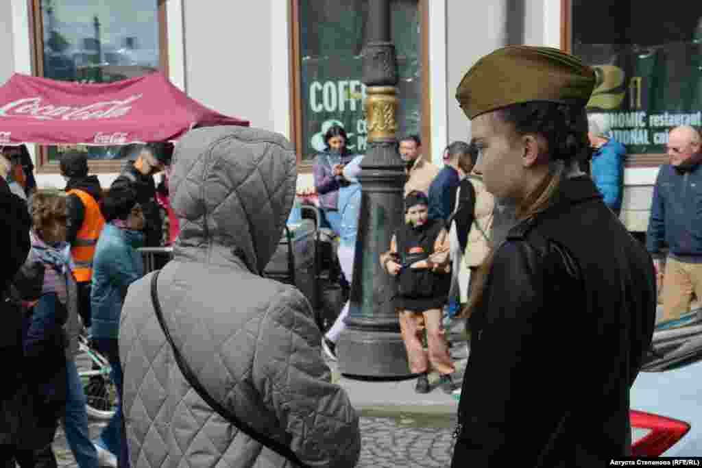 Участники Бессмертного полка в Петербурге 