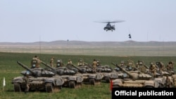 Large-scale CSTO military exercises are due to be held in three Central Asian countries later this year. (file photo)