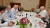 Встреча Аслана Бжания и Александра Лукашенко