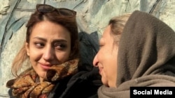 Maryam Karimbeigi and her mother, Shahnaz Akmali