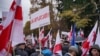 მიხეილ სააკაშვილის მხარდამჭერი აქცია "ქართული ოცნების" ოფისის წინ, ყოფილი პრეზიდენტის საზღვარგარეთ სამკურნალოდ გადაყვანის მოთხოვნით, 3 დეკემბერი, 2022 წელი.