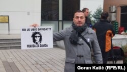 Davor Dragičević uoči glavne rasprave na Osnovnom sudu u Banjaluci, 29. novembar 2022.