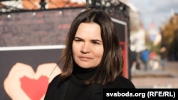 Сьвятлана Ціханоўская. Кастрычнік 2022 году. 