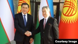 Владимир Норов жана Жээнбек Кулубаев.