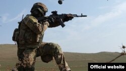 Azərbaycan ordusunun əsgəri təlimdə, oktyabr 2021