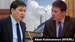 Сапар Исаков жана Айбек Калиев.