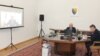 Milorad Dodik se na sjednicu Predsjedništva BiH 2. septembra 2022. uključio videolinkom. Na fotografiji su druga dva člana Šefik Džaferović (u sredini) i Željko Komšić (desno)