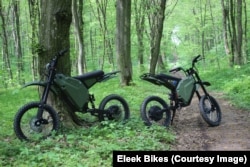 Biciclete electrice militare Eleek Atom Military fabricate în Ucraina.