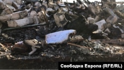 Административната сграда на психодиспансера край Сточна гара е напълно изгоряла