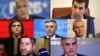 Бойко Борисов, Кирил Петков, Корнелия Нинова, Мустафа Карадайъ, Костадин Костадинов, Христо Иванов и Стефан Янев. Колаж
