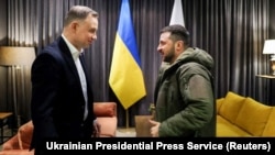 Զելենսկի-Դուդա հանդիպում Լեհաստանում, նկարը հրապարակվել է 2023-ի փետրվարի 10-ին